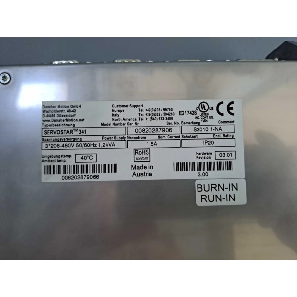 DANAHER MOTION S30101NA