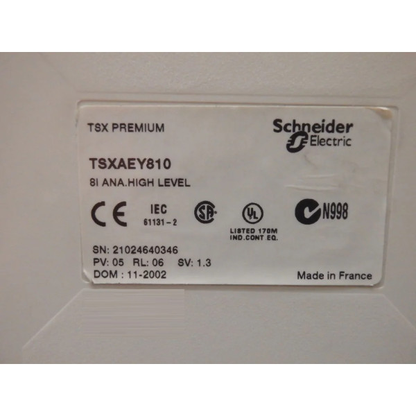 SCHNEIDER  TSXAEY810