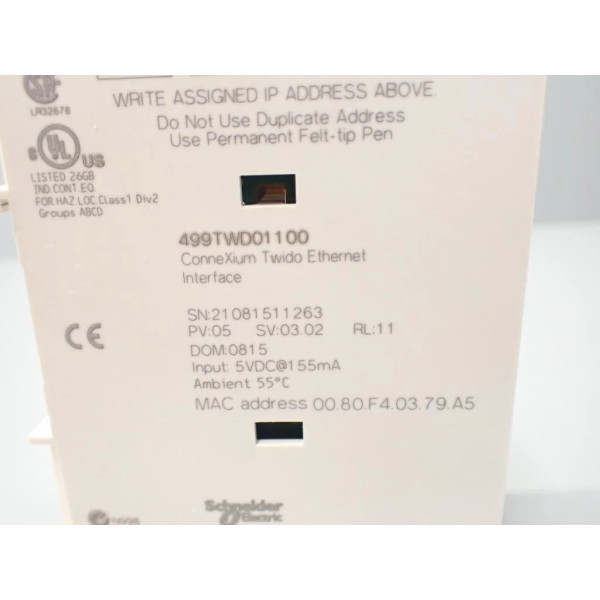 TÉLÉMÉCANIQUE  499TWD01100