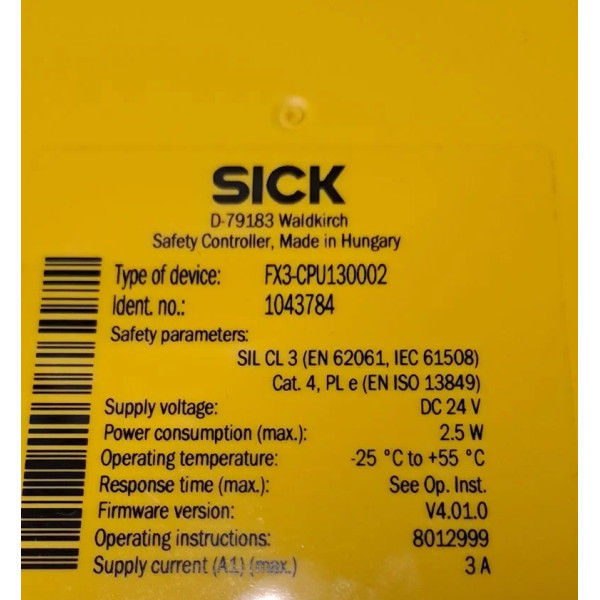 SICK  FX3-CPU130002