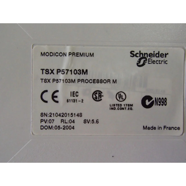 SCHNEIDER  TSXP57103M