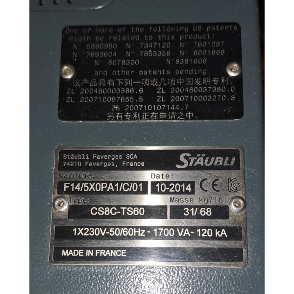 STAUBLI  ROBOT TS60-CS8C