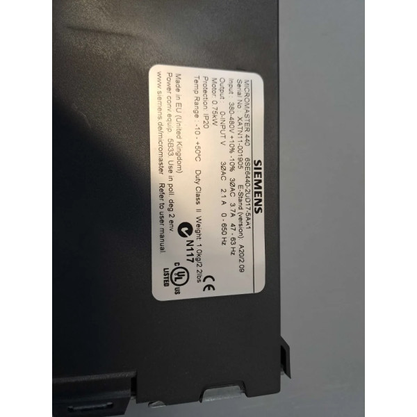 SIEMENS 6SE64402UD175AA1