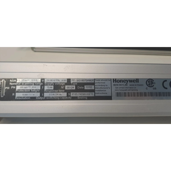 HONEYWELL FF-SG18070AM2E + FF-SG18070AM2R