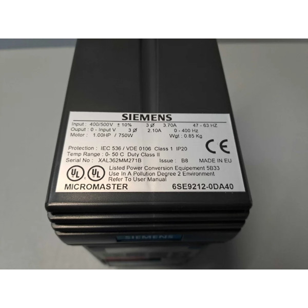 SIEMENS 6SE92120DA40