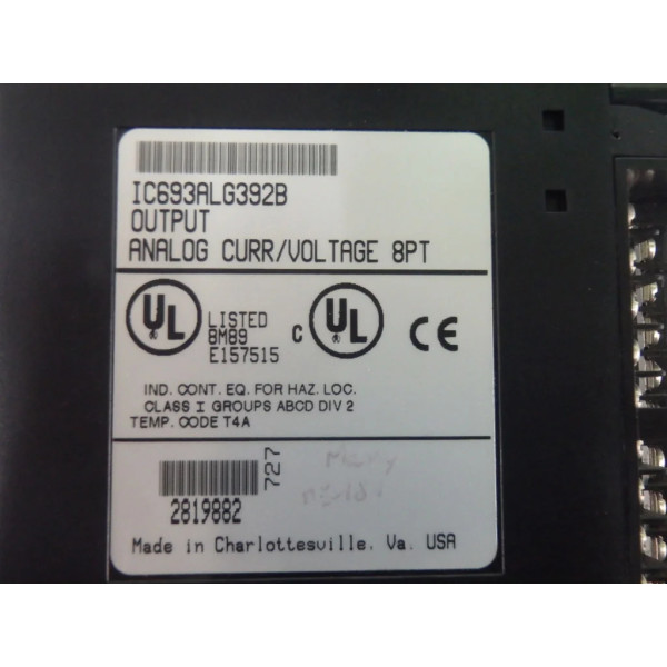 GE FANUC  IC693ALG392