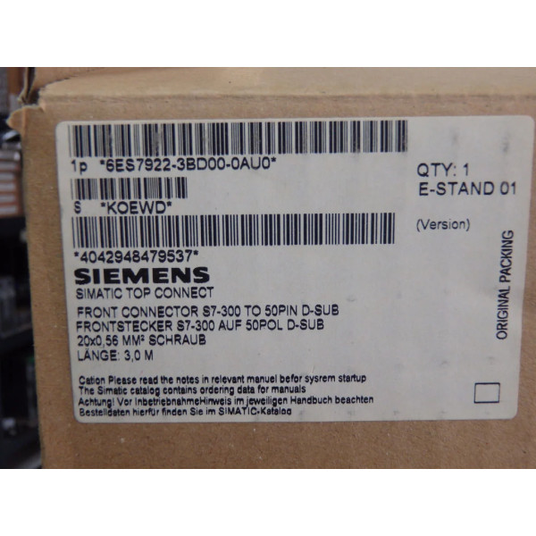 SIEMENS 6ES7922-3BD00-0AU0