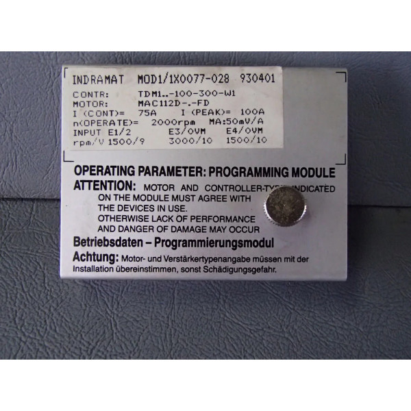 INDRAMAT  MOD1/1X0077-028