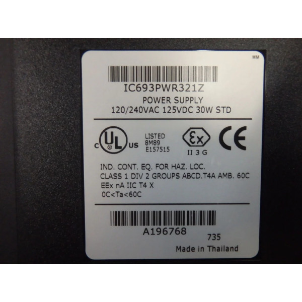 GE FANUC  IC693PWR321