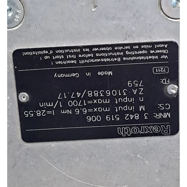 REXROTH  3842999190 +3842547996 +3842519006