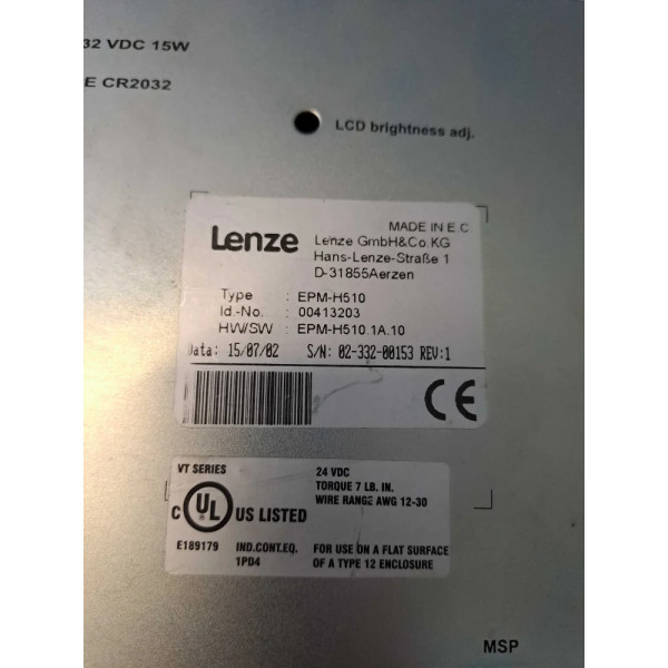 LENZE  EPMH510