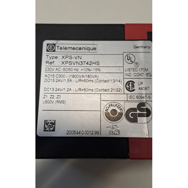 TÉLÉMÉCANIQUE  XPSVN3742HS