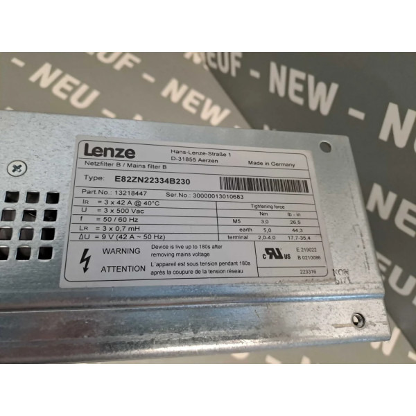 LENZE  E82ZN22334B230