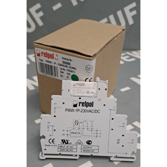 RELPOL PI6W-1P-230VAC/DC