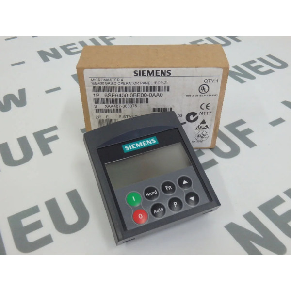 SIEMENS 6SE6400-0BE00-0AA0