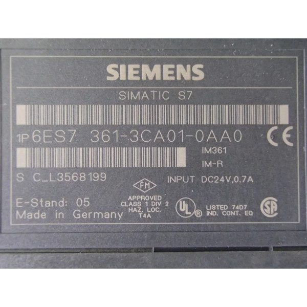 SIEMENS 6ES7361-3CA01-0AA0