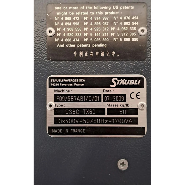 STAUBLI  ROBOT TX60 - CS8C