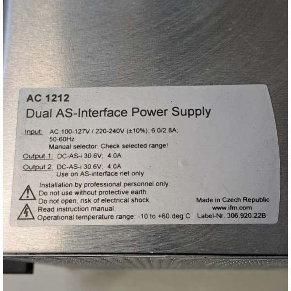 IFM ELECTRONIC AC1212