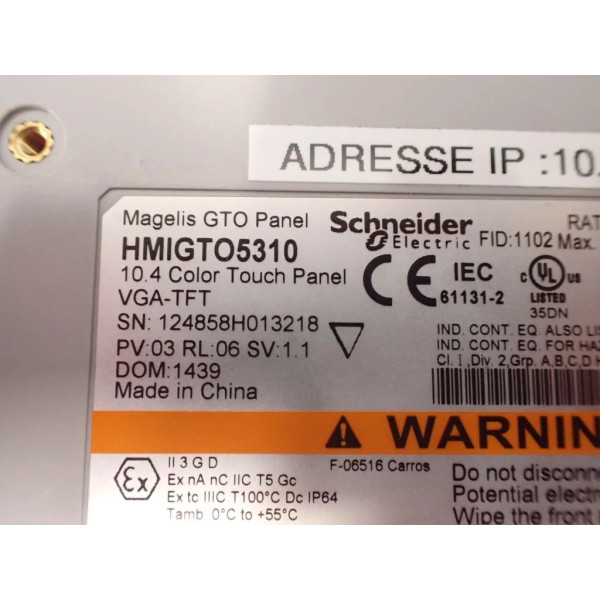 SCHNEIDER  HMIGTO5310