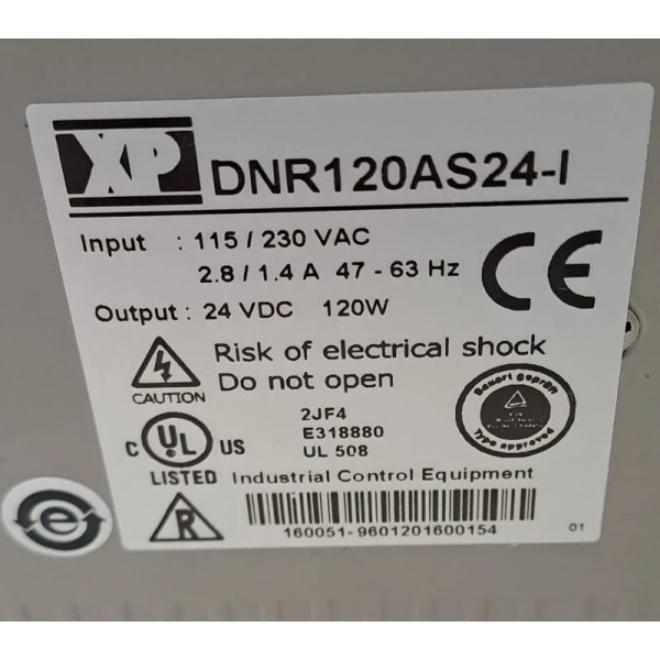 XP POWER DNR120AS24-I
