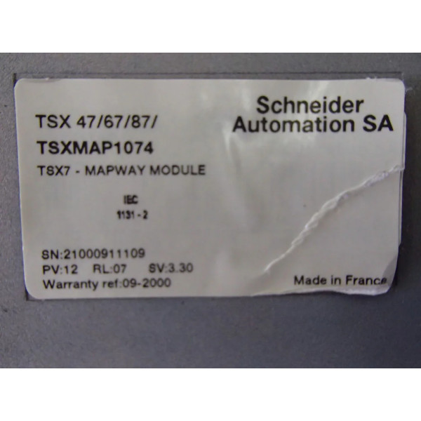 TÉLÉMÉCANIQUE  TSXMAP1074