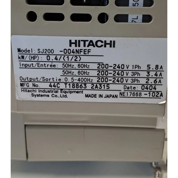 HITACHI SJ200-004NFEF