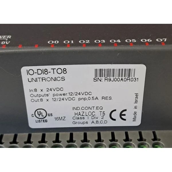 UNITRONICS IO-DI8-TO8