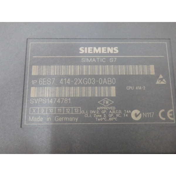 SIEMENS 6ES7414-2XG03-0AB0