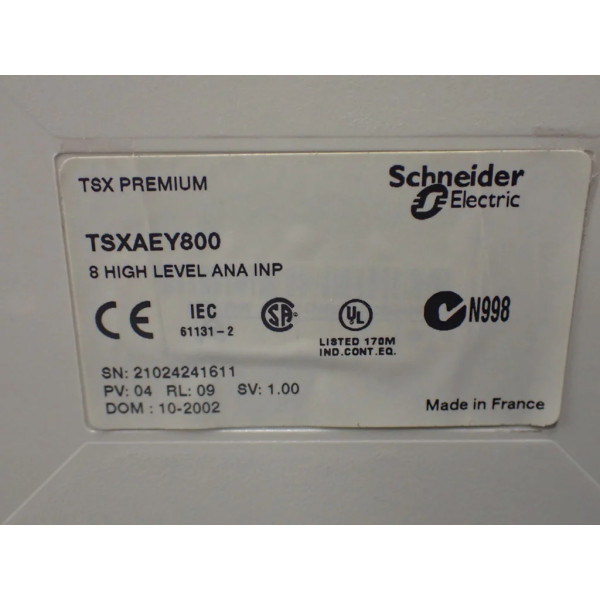 SCHNEIDER  TSXAEY800