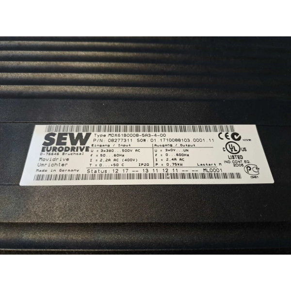 SEW EURODRIVE  MDX61B0008-5A3-4-00