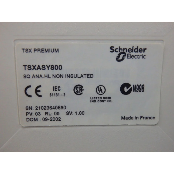 SCHNEIDER  TSXASY800