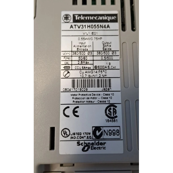 TÉLÉMATIQUE ATV31H055N4A