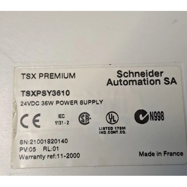 SCHNEIDER  TSXPSY3610