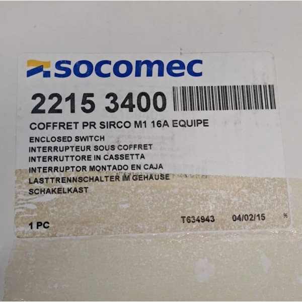 SOCOMEC  22153400