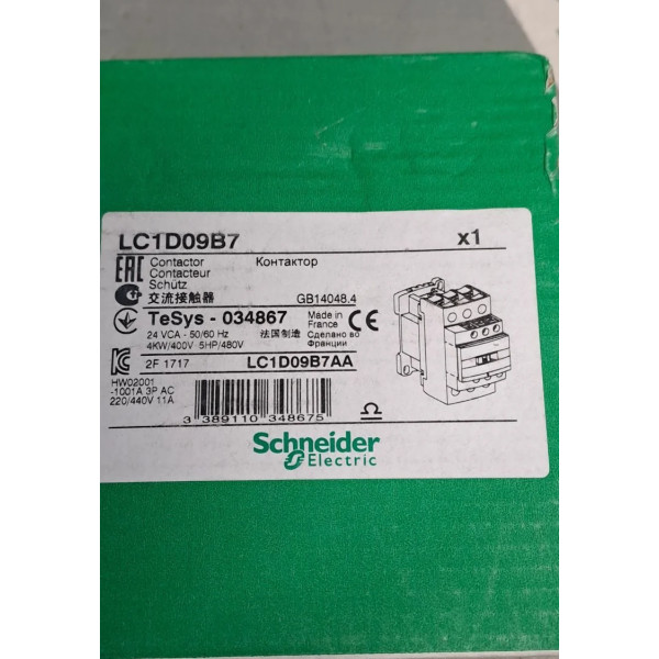 SCHNEIDER  LC1D09B7