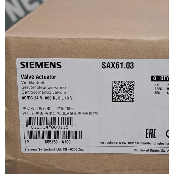 SIEMENS SAX61.03