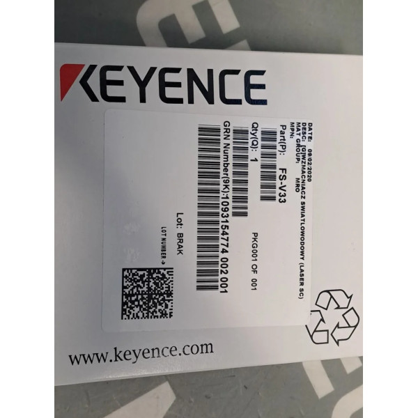 KEYENCE  FS-V33