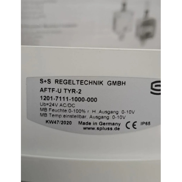 S+S REGELTECHNIK AFTF-U TYR-2