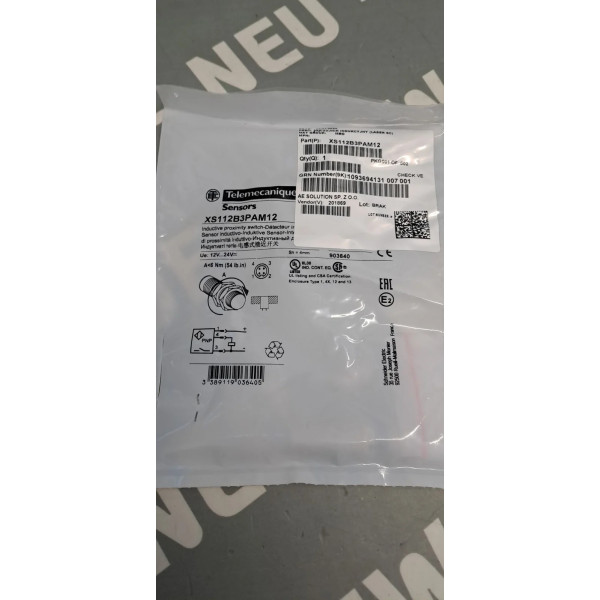 TÉLÉMÉCANIQUE  XS112B3PAM12
