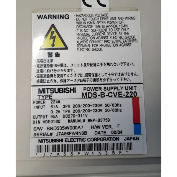 MITSUBISHI  MDS-B-CVE-220