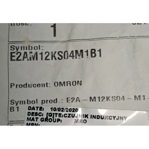 OMRON  E2A-M12KS04-M1-B1