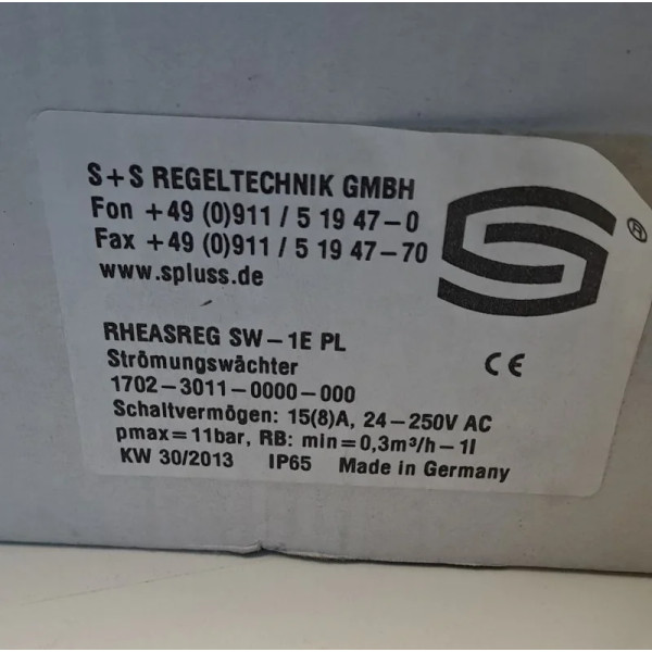 S+S REGELTECHNIK 1702-3011-0000-000