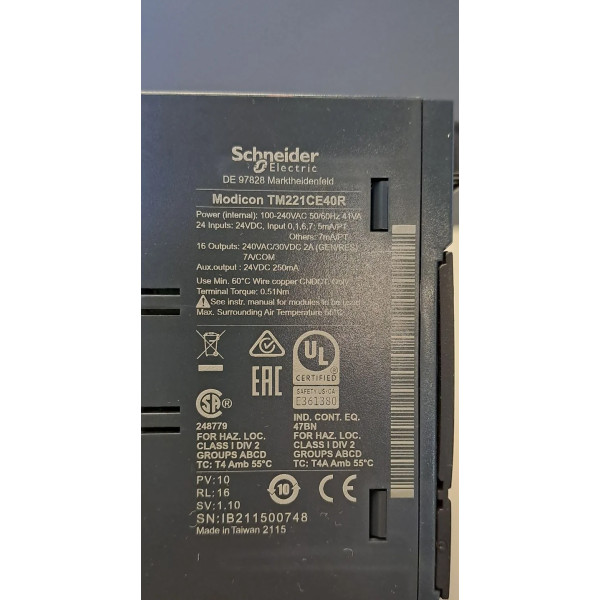 SCHNEIDER  TM221CE40R