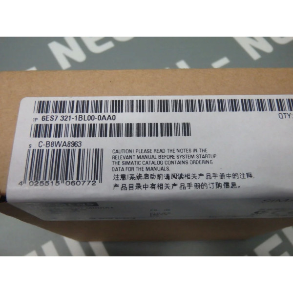SIEMENS 6ES7321-1BL00-0AA0