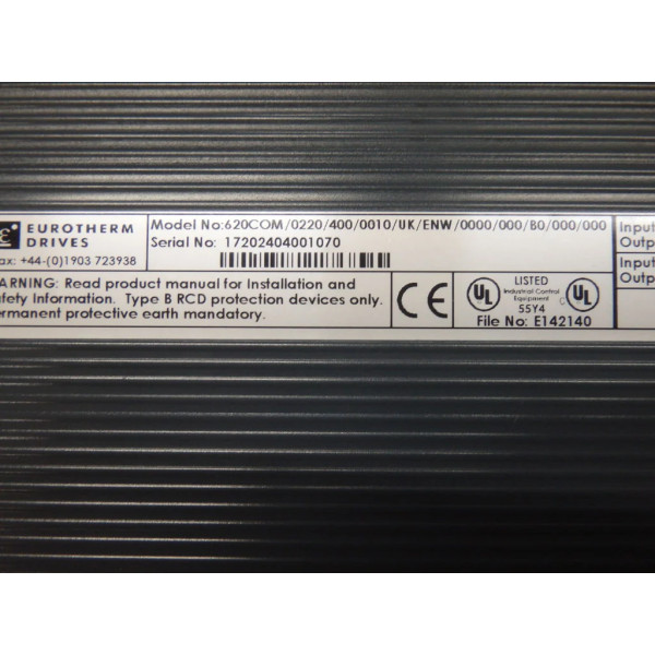 EUROTHERM DRIVES 620COM/0220/400/0010/UK/ENW/0000/000/BO/000/000