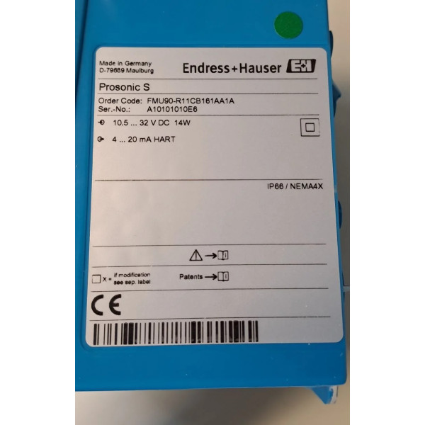 ENDRESS HAUSER  FMU90-R11CB161AA1A