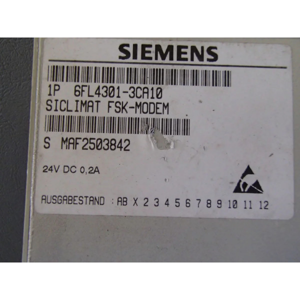 SIEMENS 6FL4301-3CA10