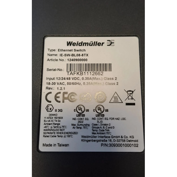 WEIDMULLER  12409000000