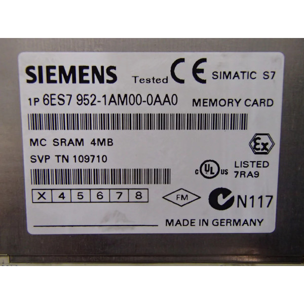SIEMENS 6ES7952-1AM00-0AA0
