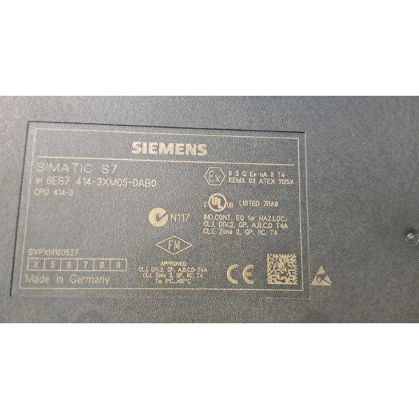 SIEMENS 6ES7414-3XM05-0AB0